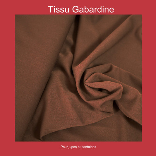 Que confectionner avec du tissu gabardine