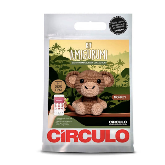 Kit crochet Amigurumi Singe Circulo