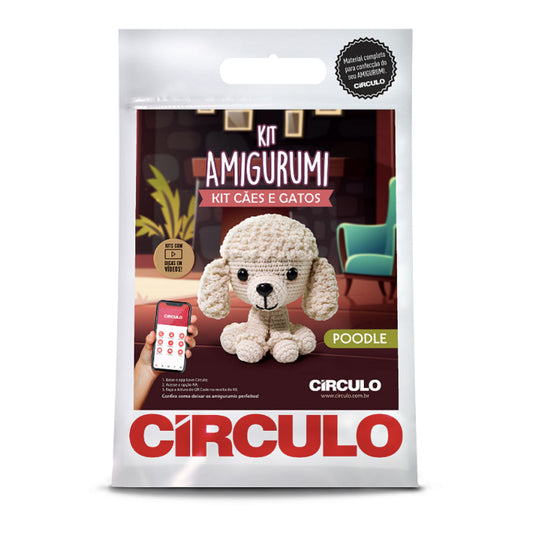 Kit crochet Amigurumi Chien caniche, Circulo