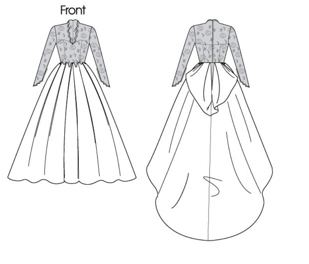 Patron de robe de mariée Butterick 5731