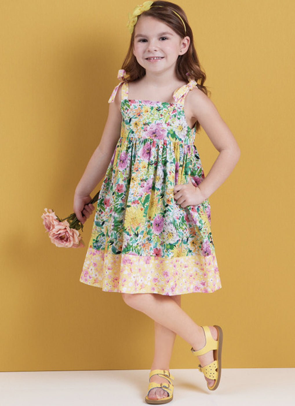 Patron de robe, haut, pantalon enfant, Butterick 6952