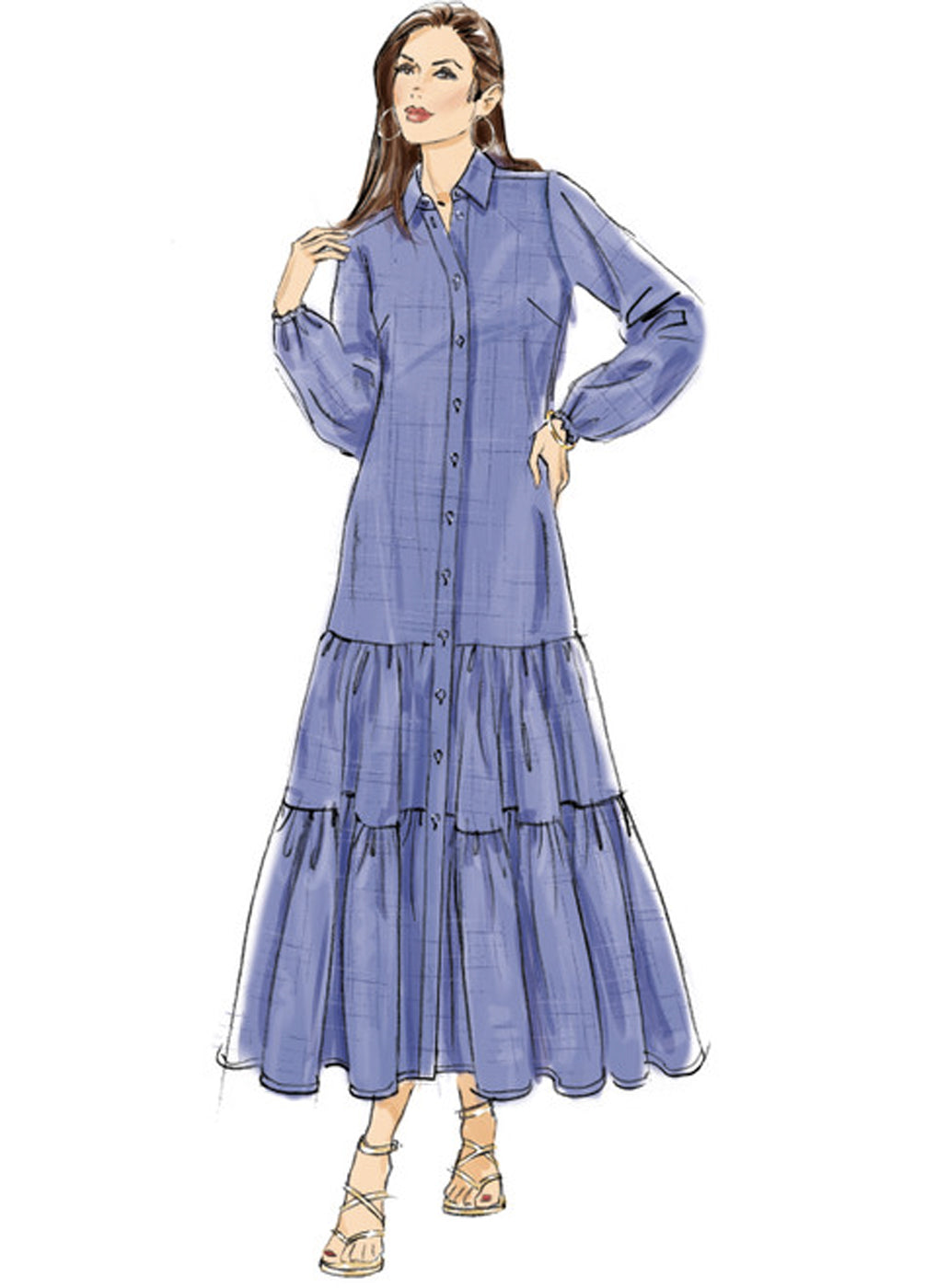 Patron de robes Butterick 6977