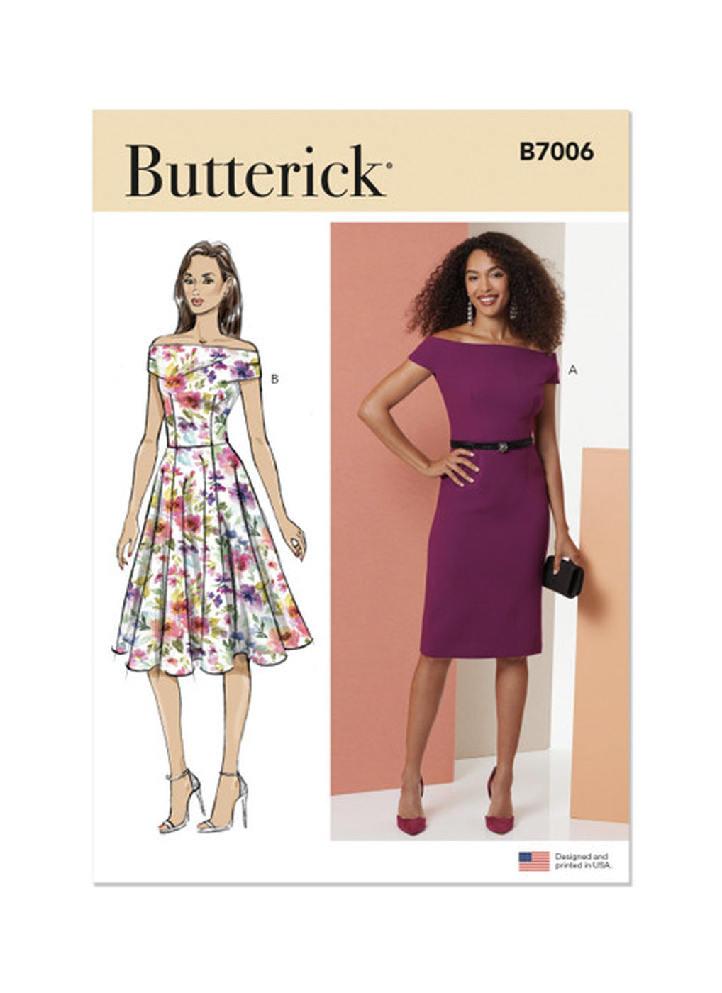 Patron de robes, Butterick 7006