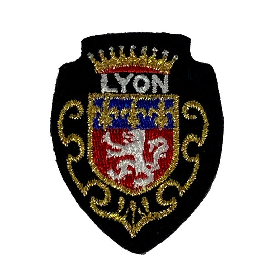 Ecusson thermocollant Lyon 5x4,5cm