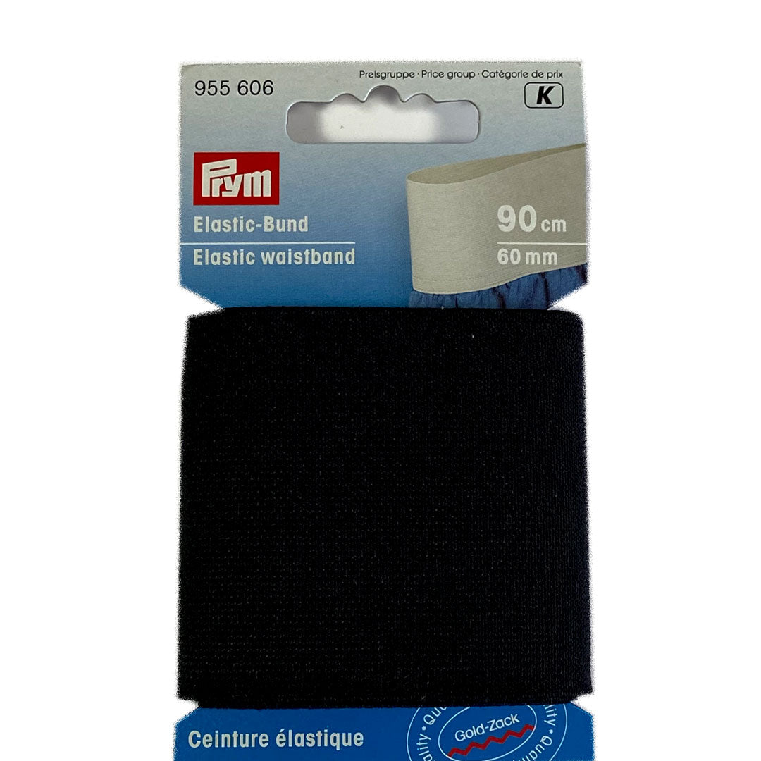 Elastique plat 60mm Prym noir