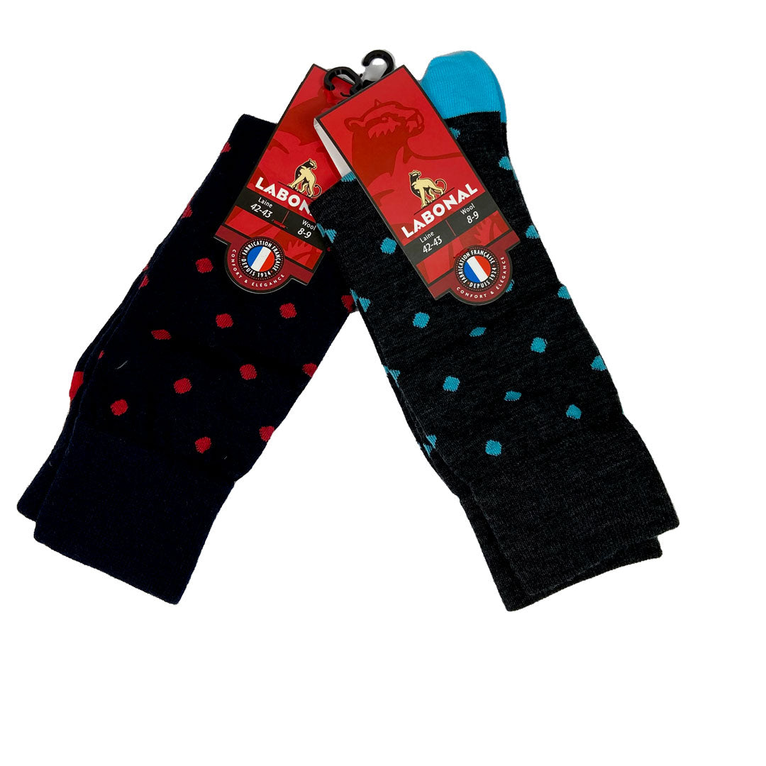 Chaussettes Pois laine, chaussettes homme