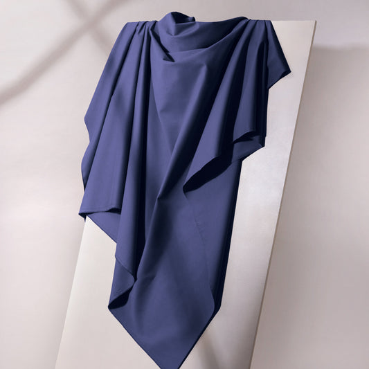 Tissu Gabardine Light Cobalt Atelier Brunette, création française