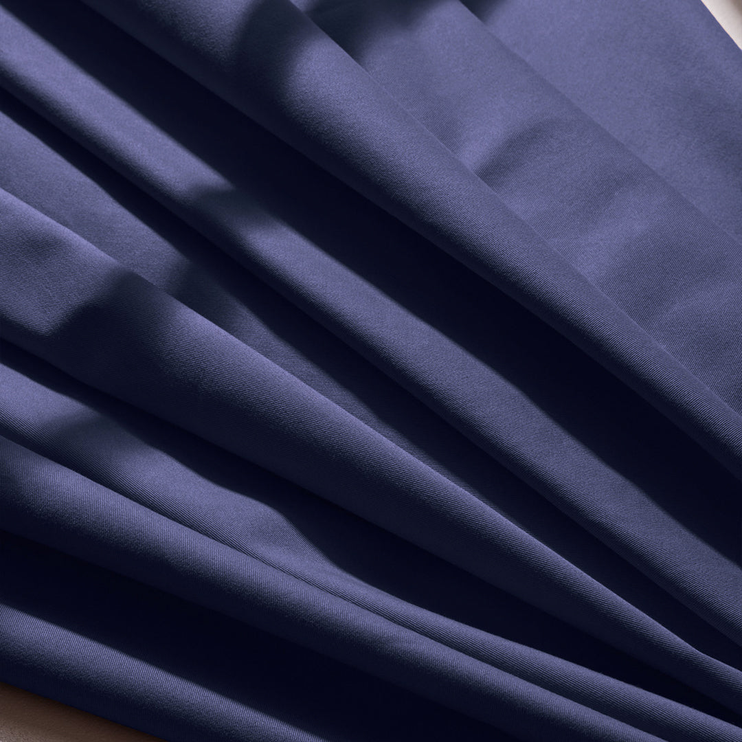 Tissu Gabardine Light Cobalt Atelier Brunette, création française