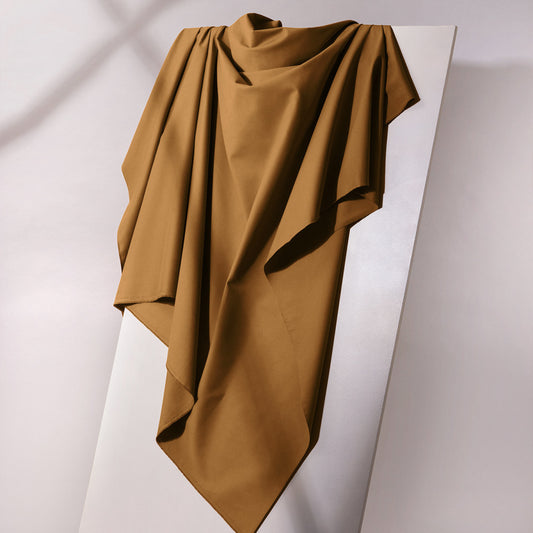 Tissu Gabardine Light Ochre Atelier Brunette, création française