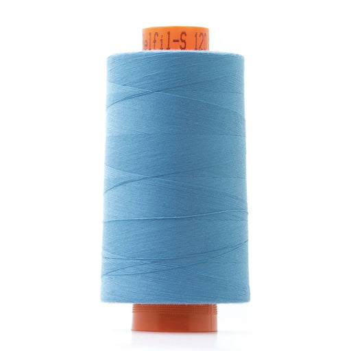 Bobine de fil polyester 5000m, cône surjeteuse bleu col 273
