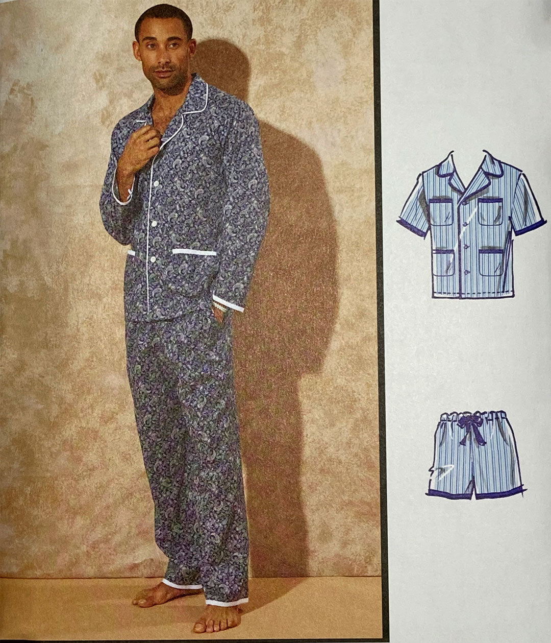 Patron de pyjamas homme, McCall's 8262