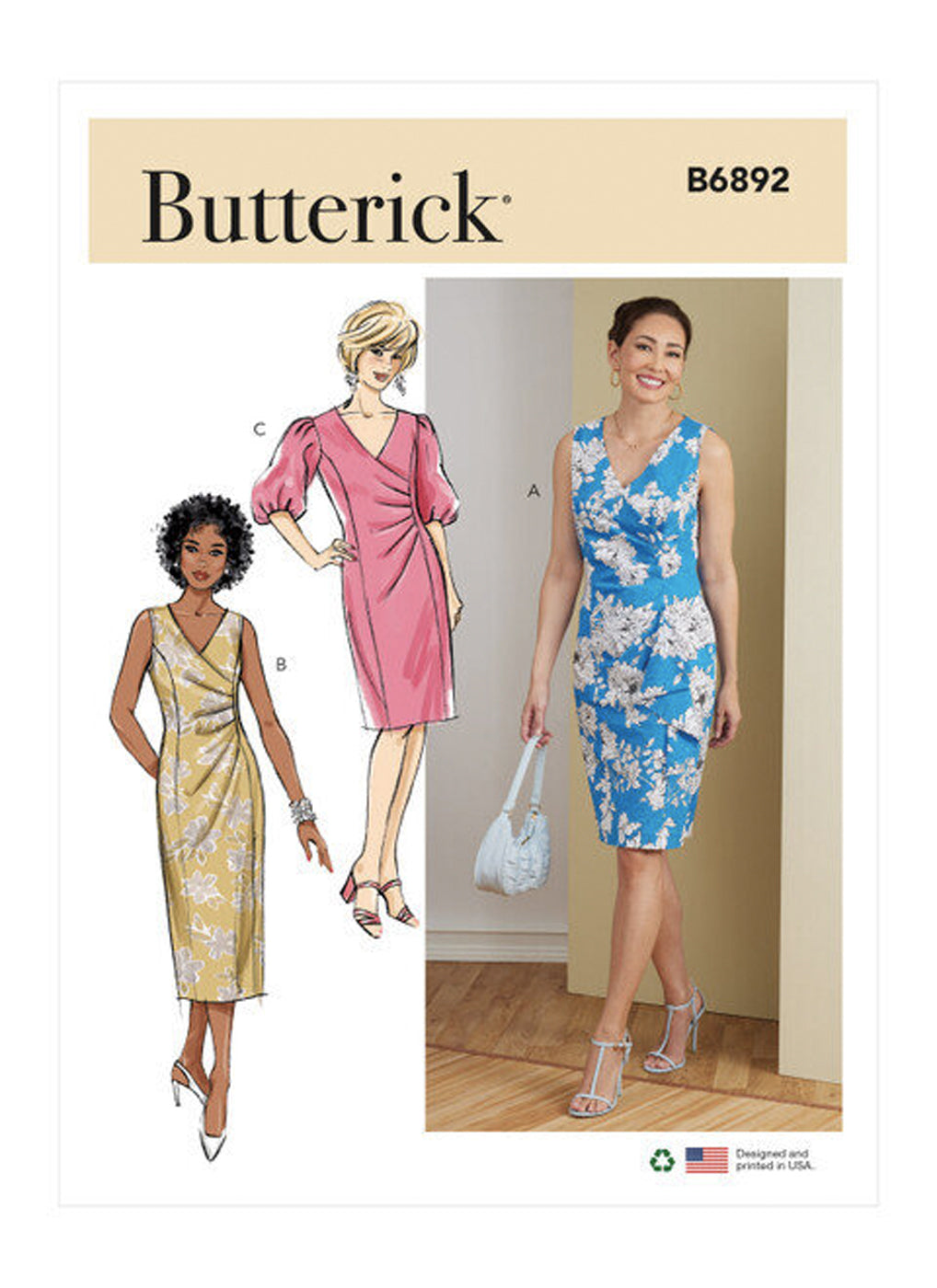 Patron de robes Butterick 6892