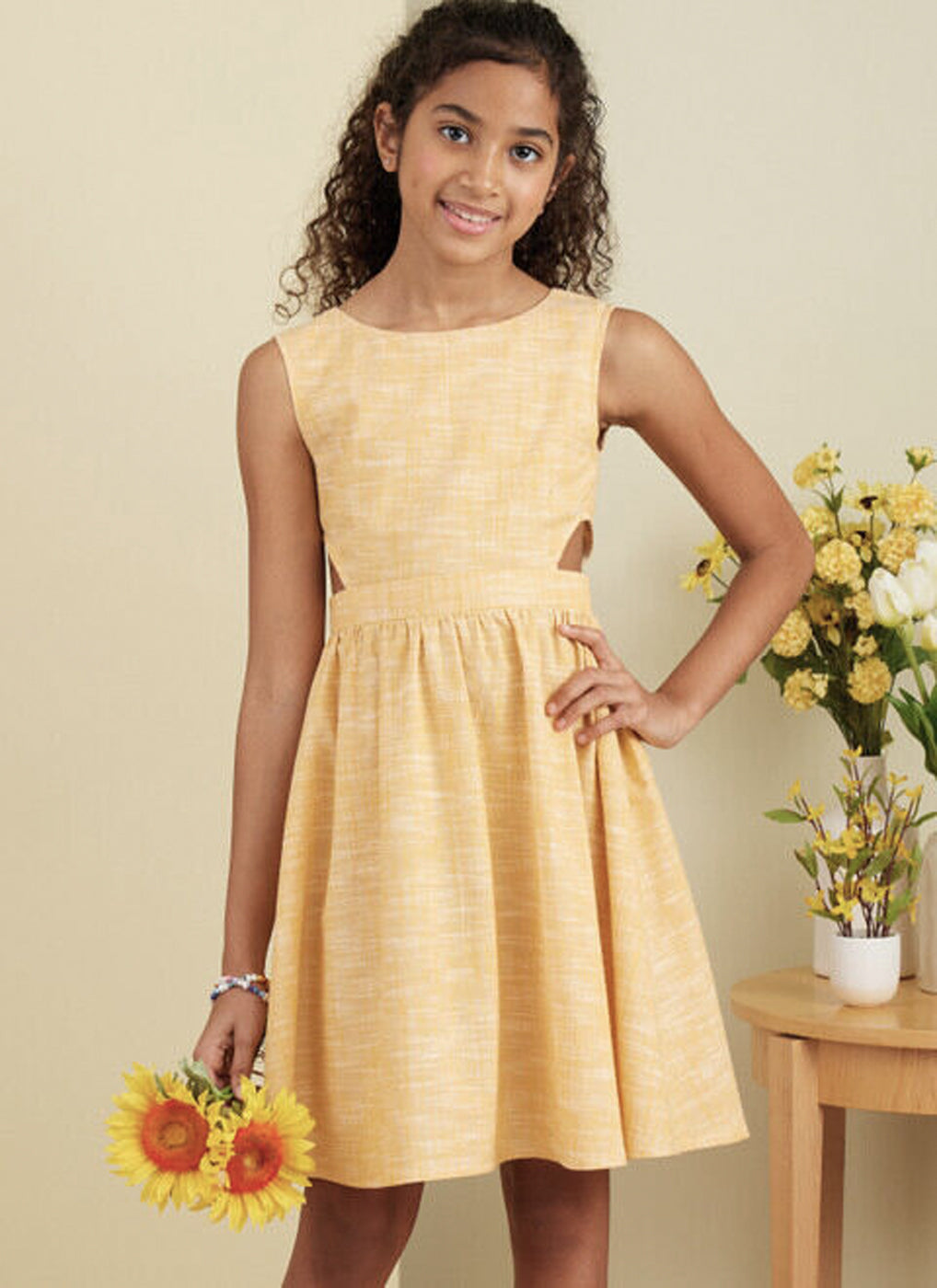 Patron robes et combinaisons fillettes, Butterick 6908