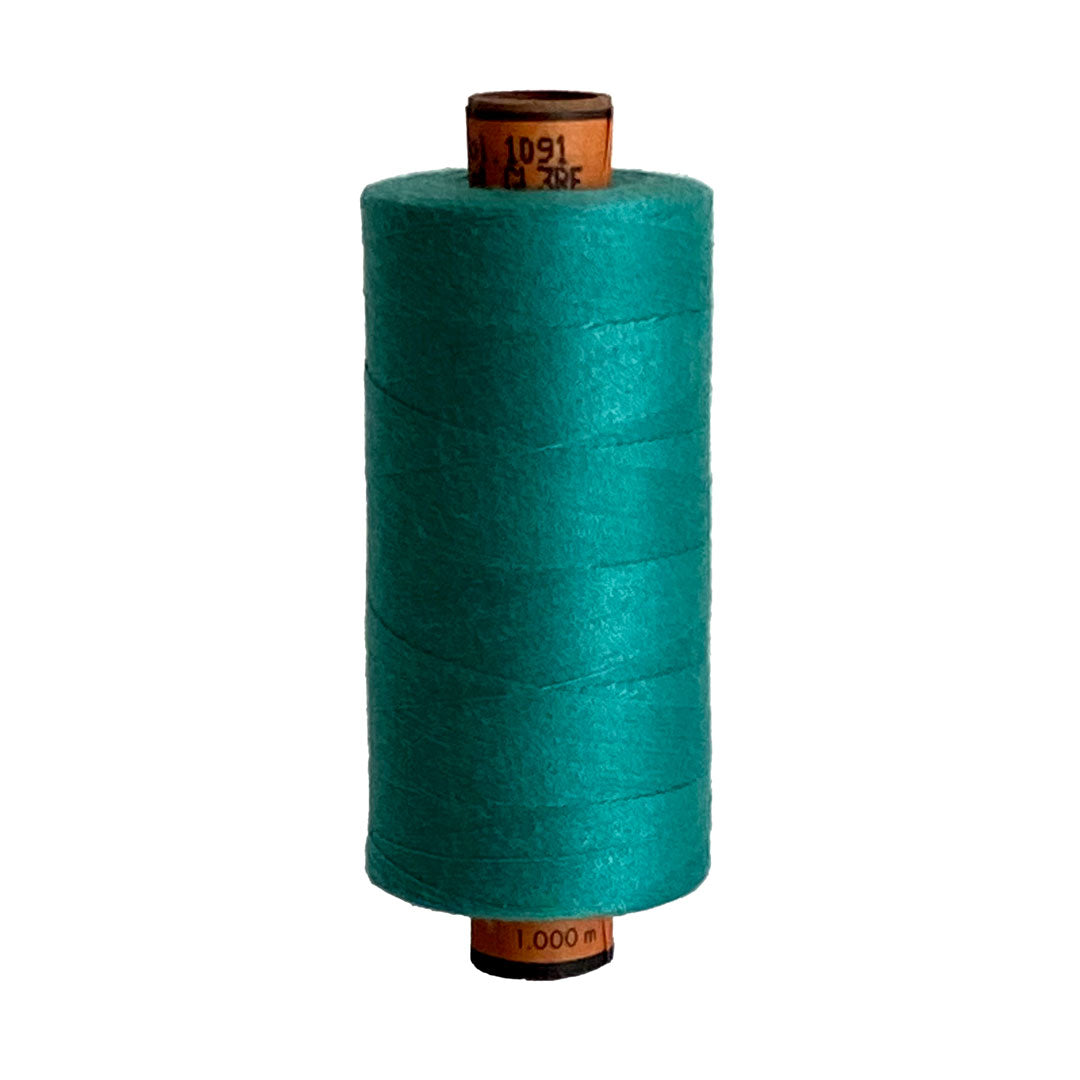 Fil polyester 1000m Col 1091, Belfil S-120, bleu turquoise