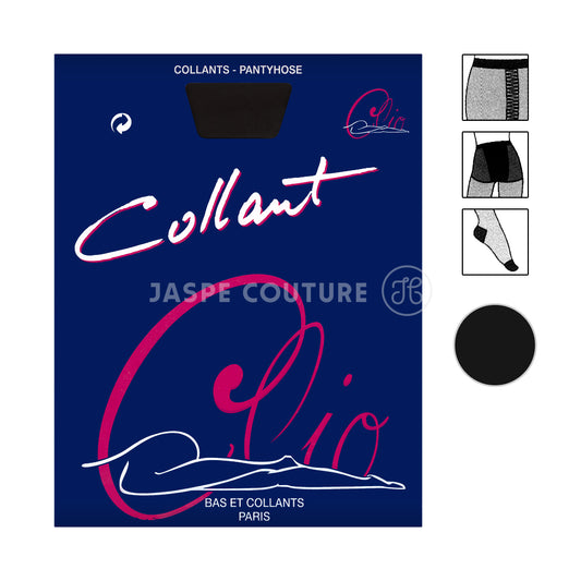 Collant voile noir 15D Clio