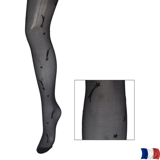 Collants fantaisie motifs comètes, 20D