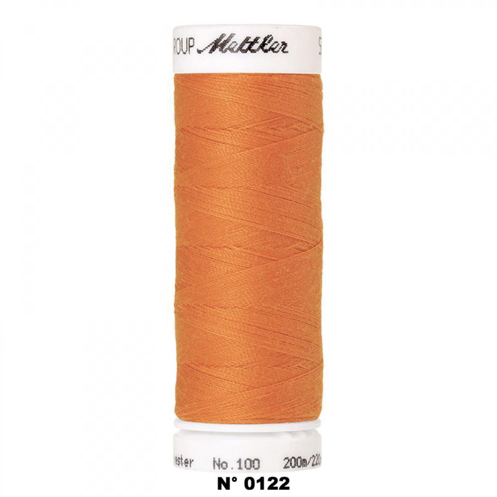 Fil à coudre 200m orange Mettler 0122