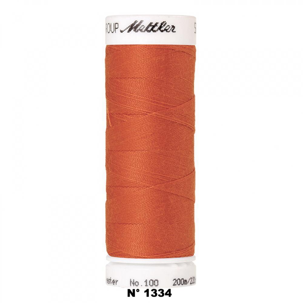 Fil à coudre 200m orange Mettler 1334