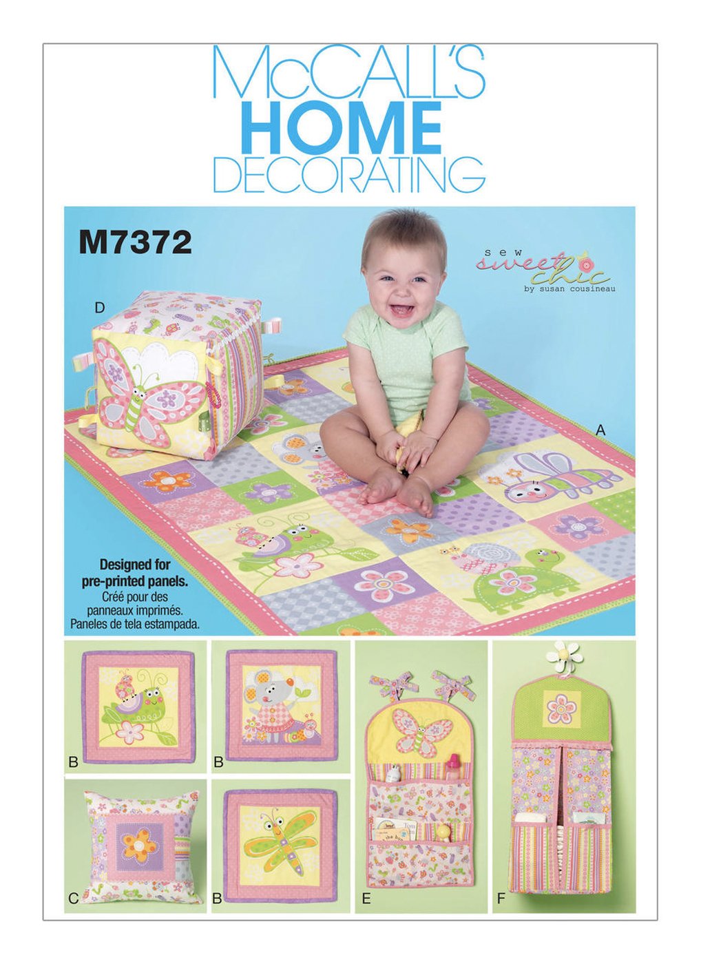 Patron tapis de jeux pour enfants, patron patchwork McCall's 7372