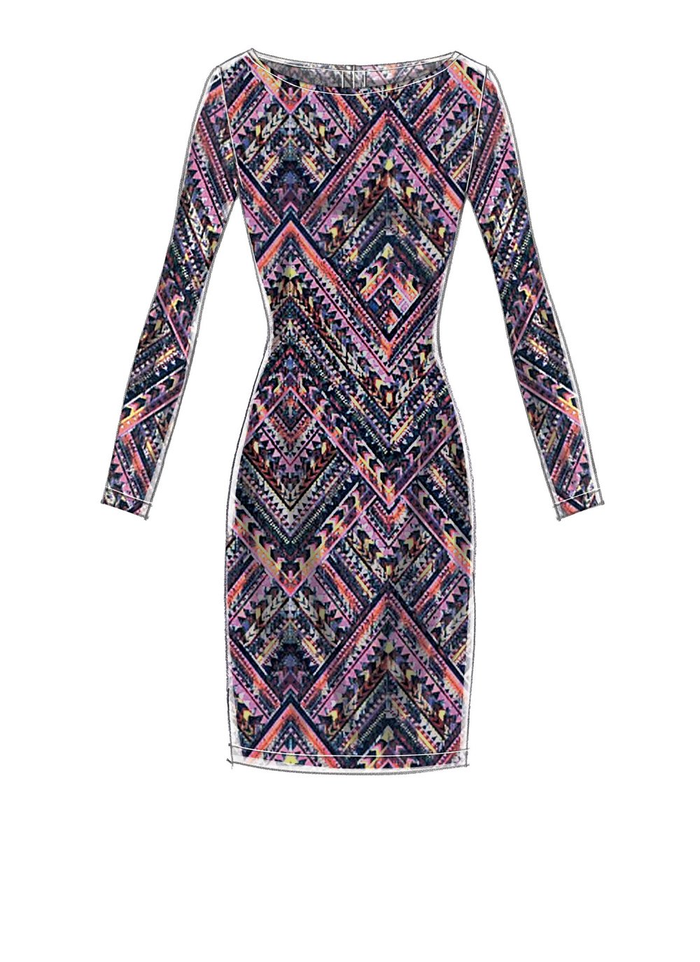 Patron de robes McCall's 7531, patron couture robe