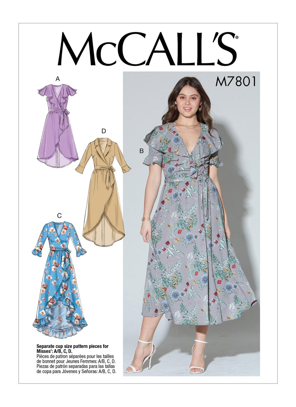 Patron de couture robe McCall's 7801