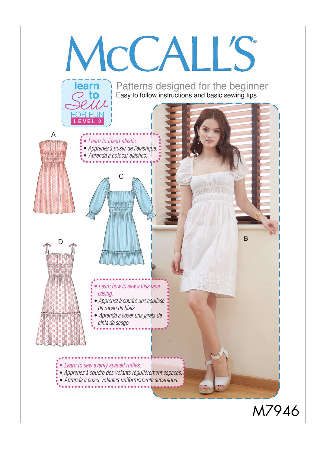 Patron de couture robes McCall's 7946