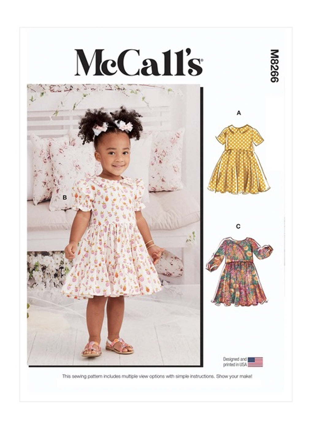 Patron de robes pour petits enfants, McCall's 8266