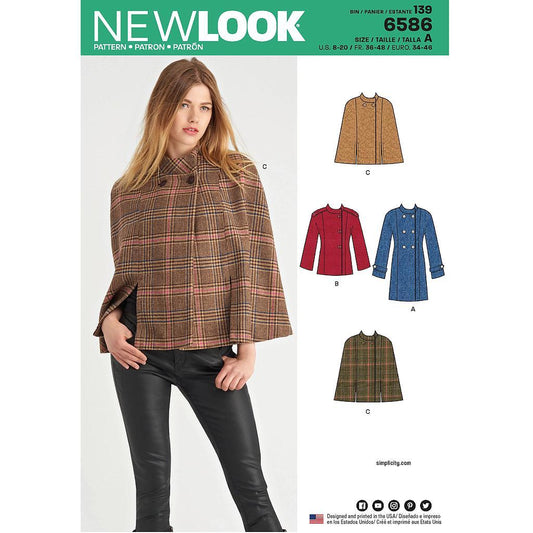 Patron Cape et veste NewLook 6586