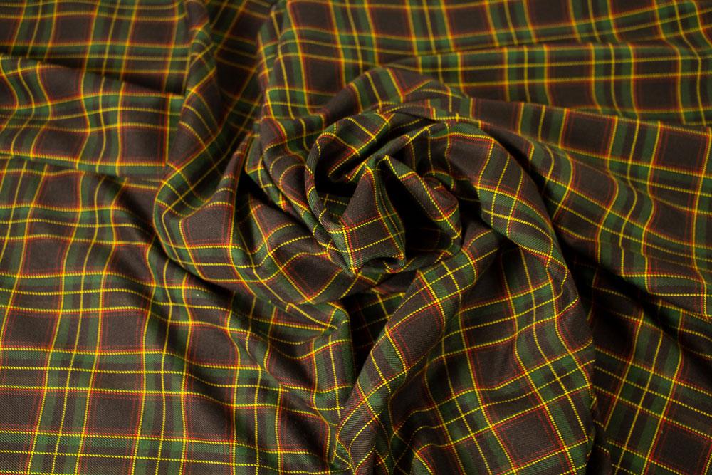 Tissu tartan écossais