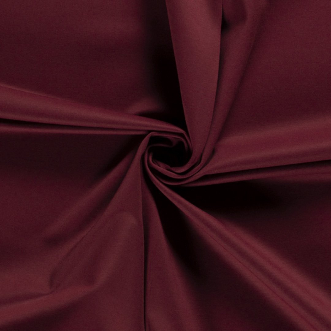 Tissu jersey viscose bordeaux