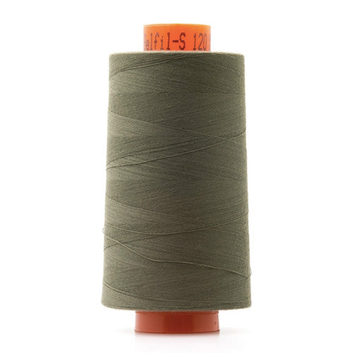 Bobine de fil polyester marron, Cône surjeteuse 5000m Col 1162 Belfil