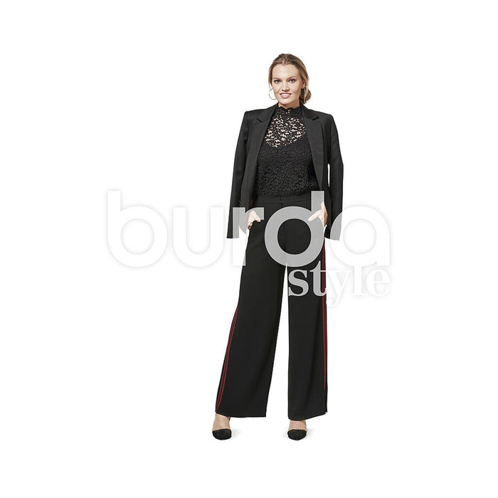 Patron pantalon femme Burda 6689— Jaspe Couture
