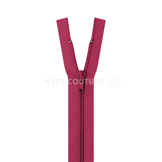 Fermeture eclair separable nylon fuschia